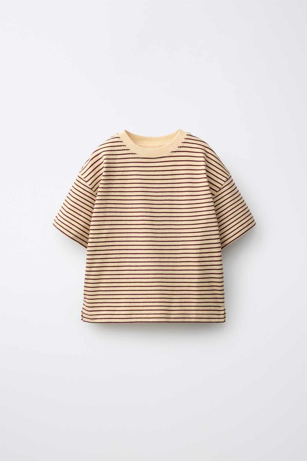 Striped Organic Cotton Crew Tee